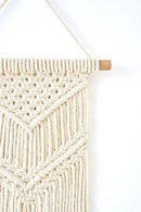 Dahey 2 Pcs Macrame Wall Hanging Small Woven Tapestry Wall Art Decor - Beautiful for Boho Home Dorm College Classroom Decor, Apartment, Nursery, Party Decorations, 16.5" L x 10" W and 17.5"x 10"W by CozyNest Decor
