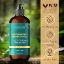 MAJESTIC PURE Vitamin E 70k Blend Massage Oil for Massage Therapy - Refreshing, and Relaxing - Natural Oils with Sweet Almond, Jojoba, Argan & Avocado - for All Skin Types - Men and Women - 8 fl oz by CozyNest Decor