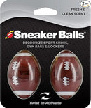 Sneaker Balls Odor-Fighting Shoe Fresheners, Eliminates Unpleasant Smells, Perfect For Sneakers, Gym Bags, Gear Bags, Drawers, Lockers, And More!, Football, 2 Pack by CozyNest Decor