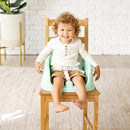 Infantino Music & Lights 3-in-1 Discovery Seat and Booster - Convertible Booster, Infant Activity Seat and Feeding Seat with Electronic Piano for Sensory Exploration, for Babies and Toddlers, Mint by TinyTreasures Baby Boutique