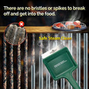 19" Large Bristle-Free Steam Cleaning Grill Brush,Replaceable BBQ Cleaning Head,Safe Grill Accessories for Cast Iron Grates/Porcelain/Weber Gas/Charcoal Grill - Gifts for Men Dad Husband by GreenHaven Gardens