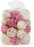 ANDALUCA Pink Decorative Balls Bowl Filler Orbs Home Decoration (Pink) by CozyNest Decor
