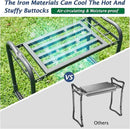 ikkle 838LB+ Capacity Garden Kneeler and Seat - Ultra Heavy Duty Stool Bench with Thick Soft Pad, Gift for Gardeners by GreenHaven Gardens
