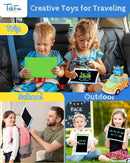 TEKFUN Toys for Kids, 10in 2 Pcs LCD Kids Writing Tablet Erasable Doodle Board Reusable Drawing Pad for Kids Boys with Anti-Lost Stylus, Car Trip Blue Toys Christmas Birthday Gift for Ages 3 4 5 6 7 by TinyTreasures Baby Boutique