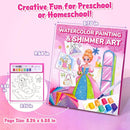 JoyCat Paint with Water Coloring Books, Art & Craft Activity, Princess No Mess Art for Kids Ages 4-8, Craft Kits & Supplies, DIY Creative Activity, Presents for Girls & Boys by TinyTreasures Baby Boutique