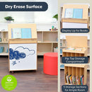 Angeles Value Line Big Book Display, Classroom Shelves and Daycare Furniture, Kids' Bookcases Cabinets & Shelves, 25" L x 16" W x 30" H by TinyTreasures Baby Boutique