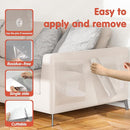 18 Pcs Large Cat Scratch Furniture Protector, Transparent Couch Protector from Cat Claws, Single-Sided Self Adhesive Anti Pet Deterrent Sofa Cover, 17in by TinyTreasures Baby Boutique
