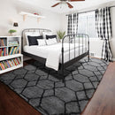 ONASAR 5x7 Area Rugs for Living Room Bedroom, Washable Fluffy Grey and Black Throw Rug, Geometric Boho Soft Plush Shaggy Floor Carpet for Nursery Kids Girls Boys Teen Dorm Home Decor Aesthetic by TinyTreasures Baby Boutique