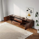 Mid Century Modern TV Stand for 75 inch TV, 70.9" Walnut TV Console with 2 Storage Cabinet & 2 Drawers, Entertainment Center, Media Console for Living Room/Bedroom by CozyNest Decor