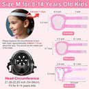 Kids Bike Helmet with DIY Stickers and Knee Pads Elbow Pads Wrist Guard Set for Ages 3-8-14 Toddler Boys Girls Helmet for Roller Skates Cycling Skateboarding Bicycle Scooter by TinyTreasures Baby Boutique