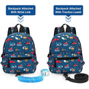 Accmor Toddler Backpack with Leash, Cute Baby Backpack with Anti Lost Wrist Link, Mini Kids Backpack Leash Walking Harness for Travel, Adjustable Excavator Backpack Tether for Boys Girls Ages 1-3 by TinyTreasures Baby Boutique