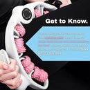 Anti Cellulite Roller - Lymphatic Drainage Massager, Cellulite Massage Tool, Fascia Blaster for Contoured, Tool for Sore Arms, Legs, Stomach & Buttocks by CozyNest Decor