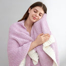 Snuggle Sac Bedding Blanket Light Purple Twin Size, Super Soft Warm Cozy Blankets for Bed, Living Room, Luxurious Microfiber Blanket Dupes, Heather Lilac, 60x80 inches by TinyTreasures Baby Boutique