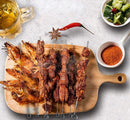 14 Inch Long Square kebab skewers,BBQ Stainless Steel Skewers,12 Pack (BBQ Skewers Square 14inch-12p) by GreenHaven Gardens
