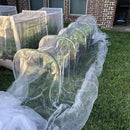 Garden Hoops Grow Tunnel for Raised Beds, 6 Sets 25.6" x 31.5" Rust-Proof Steel Greenhouse Hoops, Plant Support Garden Stakes Frame for Garden Fabric, Row Cover, Garden Netting by GreenHaven Gardens