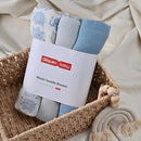 GLLQUEN BABY Muslin Swaddle Blankets,3-Pack Receiving Blanket for Newborn Boys and Girls,Baby Swaddle Blanket Unisex, Elephant,Baby Essentials, Registry & Gift, 40 x 38 inches by TinyTreasures Baby Boutique