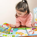 90shine 4PCS Easter Crafts for Kids Ages 4-8 Sticker Books - Basket Stuffer Gift Includes Bunny Egg Chick Gnome and More Designs Create 40 Pictures by TinyTreasures Baby Boutique