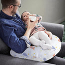 Little Grape Land Nursing Pillow for Infants, Breastfeeding Pillows, Baby Support Pillow for Nursing, Bottle Feeding, Tummy Time with Machine Washable Cover & Breathable Filling (Rabbit) by TinyTreasures Baby Boutique