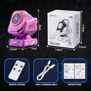 2025 Upgraded Bubble Machine with Remote Control, Automatic Rotation & RGB Lights, 1800mAh Rechargeable Battery, Type-C Charge, Bubble Maker for Kids, Weddings, Birthday Parties, Outdoor Activities by TinyTreasures Baby Boutique