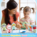 Crochet Kit for Beginners - 3 PCS Dinosaur Cat Crochet Kits with Step-by-Step Video Tutorials, Beginner Crochet Kit for Adults Kid, Crochet Animal Kit for Starters, Cat Dressed as Dinosaur Crochet Set by TinyTreasures Baby Boutique