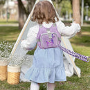 Accmor Toddler Harness Leash, Cute Deer Kids Harness + Anti Lost Wrist Link, Collapsible Child Leash for Outdoor Travel, Portable Baby Walking Harness Protector Wristband Strap for Baby Girls by TinyTreasures Baby Boutique