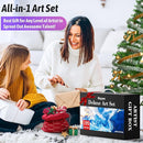 iBayam Gifts for Kids Teens Girls Women, 195-Pack Arts and Crafts Supplies for Adults Kids, Art Kits Paint Set for Acrylic Oil Watercolor Canvas Ceramic Rock Eggs Egg Tempera, Easter Basket Stuffers by TinyTreasures Baby Boutique