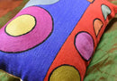 Lumbar Kandinsky Abstract Pillow Cover - Soul VI Modern Throw Pillowcase Modern Chair Cushion Contemporary Pillowsham Farmhouse Couch Cushions Hand Embroidered Wool Size 14x20 by CozyNest Decor
