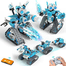 5 in 1 STEM RC Robot Building Kit, 398PCS APP & Remote Control Blocks DIY Engineering Robotics, Erector Science Set for Kids Age 6 7 8 9 10 11 12+, Educational Learn Toys Gift for Boys & Girls by TinyTreasures Baby Boutique