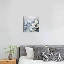 TAIJXAGSG Modern Canvas Wall Art Decor Prints Paintings Wall Decorations White Flowers Artwork for Bedroom Kitchen Office Decor 13"×13" bathroom decor wall by CozyNest Decor