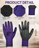 Nuogo 24 Pairs Gardening Gloves for Men Women Rubber Coated Landscaping Work Gloves Safety Work Construction by GreenHaven Gardens