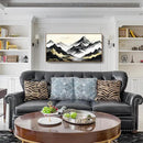amatop Large Framed Canvas Wall Art Modern Abstract Mountain Landscape Art Print Zen Minimalist Artwork Black and White Decorative Motivational Picture for Office Living Room Bedroom Decor 48x24 Inch by CozyNest Decor