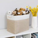 Bidtakay Storage Baskets for Shelves 17x12x15 in Beige Clothes Bins Storage for Closet Set of 2 Large Organization Baskets for Bedroom Blankets Dog Toy Basket Nursery Baby Baskets with Handles by TinyTreasures Baby Boutique
