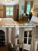 Vision Home Sand Pinch Pleated Full Blackout Curtains Linen Blended Room Darkening Window Curtains 108 inch for Living Room Bedroom Thermal Insulated Pinch Pleat Drapes with Hooks 60" Wx108 Lx1 by CozyNest Decor