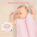 SWEET DOLPHIN Baby Sleep Sack 12-18 Months - 100% Cotton 2-Way Zipper TOG 0.5 Infant Wearable Blanket, Newborn Essentials Toddler 3 Pack Sleeping Sacks - Pink by TinyTreasures Baby Boutique