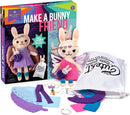 Craft-tastic – Make a Bunny Friend Craft Kit – Learn to Make 1 Easy-to-Sew Stuffie with Clothes & Accessories by TinyTreasures Baby Boutique