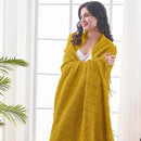 inhand Knitted Throw Blanket for Couch and Bed, Soft Living Room Home Decor Knitted Blanket with Tassel, Outdoor Lightweight Breathable Summer Blanket, Farmhouse Warm Woven Decorative, 50"x60" by CozyNest Decor