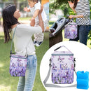 Breastmilk Bag with Ice Pack Fits 4 Bottles Up To 9 Ounce Insulated Breast Milk Cooler on the Go with Strap Baby Bottle Cooler Bag for Nursing Mom Daycare or Travel by TinyTreasures Baby Boutique