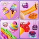 Slime Party Favors, DIY Science Kit for Boys Girls Ages 4-8 6-12, STEM Kit Ice Cream Soft Clay Making Kit for Ages 5-7 8-12 Kids Clay Gift Toys, Girls Birthday Party Supplies by TinyTreasures Baby Boutique