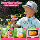 3" Screen Digital Microscope for Kids: 1000X Rechargeable Mini Pocket Portable Miniscope Magnifying Glass 4K Coin Jewelry Loupe Edu Science STEM Toy Xmas Gift 4-12 Boys Girls by TinyTreasures Baby Boutique