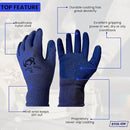 10 OR 20 Pairs Work Gloves–Heavy Duty Rubber Coated Safety Work Gloves–Multipurpose Gloves by GreenHaven Gardens