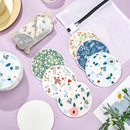 Sosation 30 Pcs Reusable Breast Pads Bamboo Nursing Pads with Wet and Laundry Bag Floral Nipple Favor Breastfeeding Mom Gift(Fresh Pattern) by TinyTreasures Baby Boutique