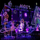 200ft LED Rope Lights Outdoor, 1440 LED Flexible Tube Lights with 8 Modes, Waterproof LED Rope Lighting for Outside, Garden, Patio, Bedroom, Party, Pool, Fences, Indoor Outdoor Decoration (Purple) by GreenHaven Gardens