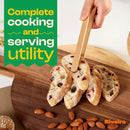 Riveira Maple Wooden Spoons for Cooking Set of 9 – Natural Maple Wooden Cooking Utensils, Wooden Spatula, Wooden Spoon - Premium Quality Wooden Utensil Set for Non-Toxic Cooking by CozyNest Decor
