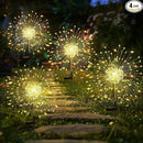 GIGALUMI Garden Outdoor Decor Lights 120LED 4Pack, Solar Garden Lights for Yard Outside Fairy Decorative,Solar Powered for Yard Pathway Flowerbed Planter Balcony Patio Decor（Warm White） by GreenHaven Gardens