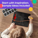 Magnetic Drawing Board for Toddlers & Kids - Toddler Doodle & Sketch Toys, Includes Magnet Stylus Pen and Beads for Girls & Boys, Travel & Car Ride Activities by TinyTreasures Baby Boutique