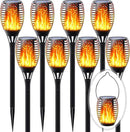 8Pack Solar Torch Light with Flickering Flame, Upgraded 3in1 Solar Lights Outdoor Hanging Lantern, Waterproof Landscape Decoration Lighting for Garden Yard Pathway Driveway, Auto On/Off by GreenHaven Gardens