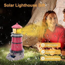 Solar Powered Lighthouse,Village Christmas Decor,Christmas Village Building Waterproof Statue Lighthouse Lamp for Yard Lawn Patio Gifts by GreenHaven Gardens
