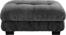 Ottoman - Gray by CozyNest Decor