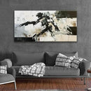 TAIJXAGSG Large Wall Art For Living Room Cool Robot Modern Minimalist Abstract Wall Art Canvas Painting Prints Black White Canvas Art Wall Decor Picture For Bedroom Office Home Wall Decor 29"X58" by CozyNest Decor