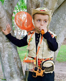 Bug Hunting Kit, Vest, Hat, Binoculars, Lg. Net, Bug Container, Whistle, Flashlight, Magnifier, Thermostat, Compass, Tweezers by TinyTreasures Baby Boutique
